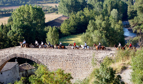 camino santiago a caballo