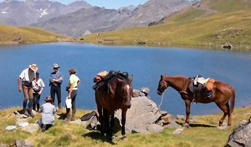 ruta transpirenaica a caballo