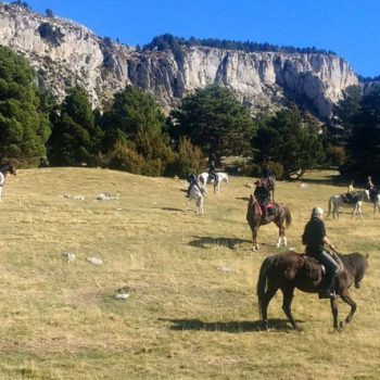 ruta a caballo por el pirineo