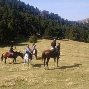 ruta a caballo por el pirineo