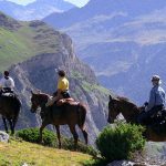 ruta a caballo en el pirineo