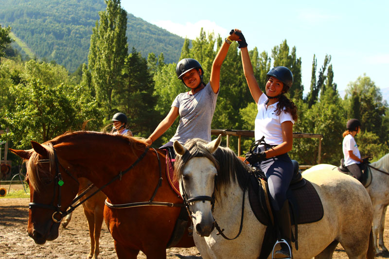 montar a caballo en jaca clases